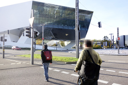 見えてきたPorsche museum