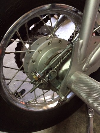 DR-Z70左手ブレーキのワイヤーが切れた6