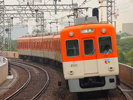阪神8000系急行 阪神本線大物駅01