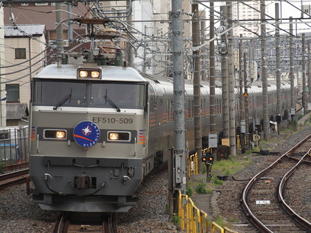 EF510 寝台特急カシオペア 東北本線尾久駅