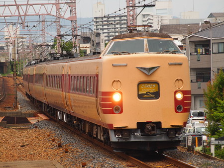 381系特急こうのとり 東海道本線塚本駅