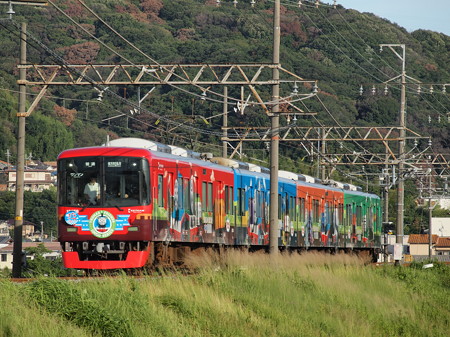 京阪10000系普通きかんしゃトーマス夏祭り号 交野線河内森~交野市