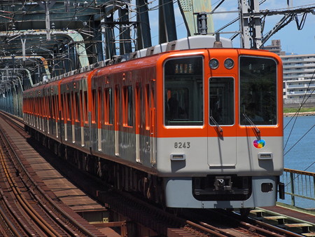 阪神8000系急行 阪神本線淀川駅03