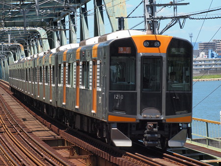 阪神1000系急行 阪神本線淀川駅