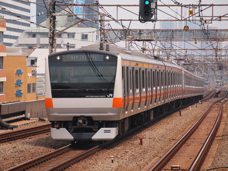 E233系中央特快 中央本線高円寺駅