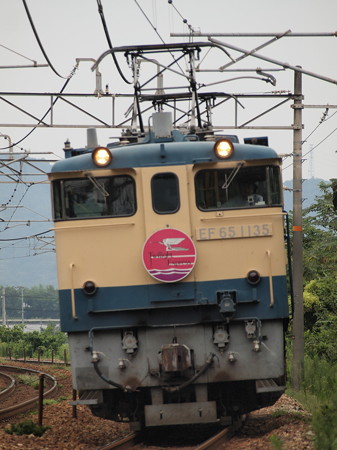EF65トワイライトエクスプレス単機回送 山陽本線瀬戸~上道