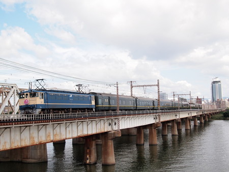 EF65 寝台特急トワイライトエクスプレス 東海道本線新大阪~大阪