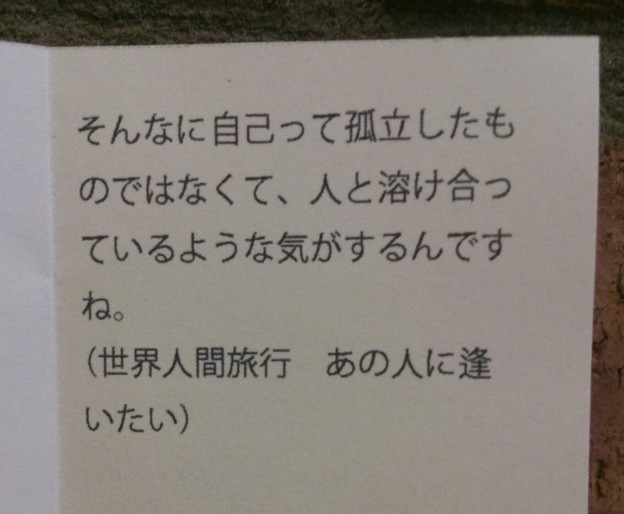 新月の日にやって来た 詩人の言葉 これも今年の御守りに 本当の孤独を知ってしまった者だからこそ響く 人は独りでは生きていけない という真理 自分内新年度2015 名言 Mem 写真共有サイト フォト蔵