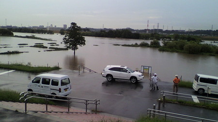 ２０１５年９月１０日　江戸川　台風増水