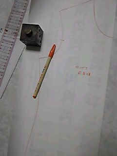 Tシャツの型紙作り_01