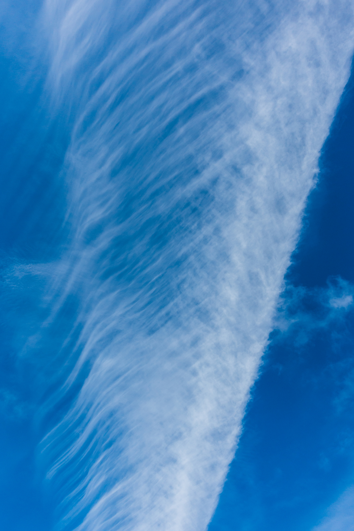 天山上空の雲