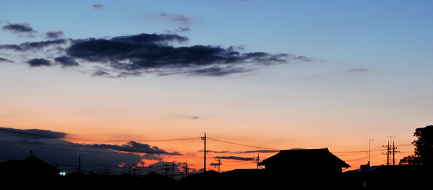 秋の夕景・・・１０　　　09：20