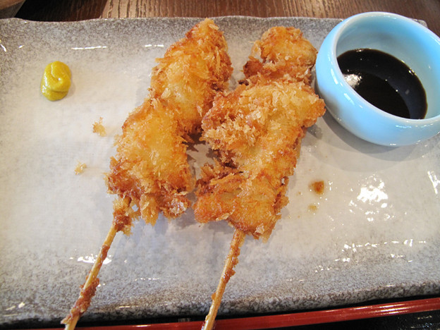IMG_9643 真珠貝串揚げ 写真: IMG_9643 真珠貝串揚げ