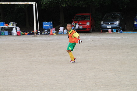 2試合目の前半はGK