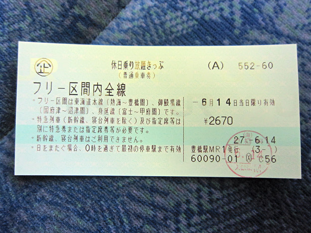 休日乗り放題パス
