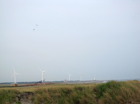 風力発電と二つの羽