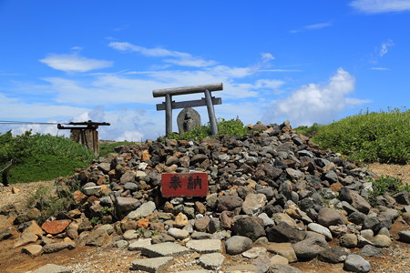蔵王山頂