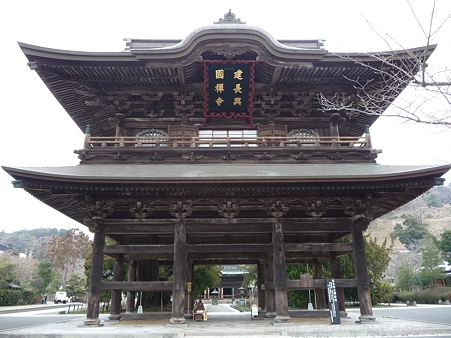 120214-建長寺 三門 (2)
