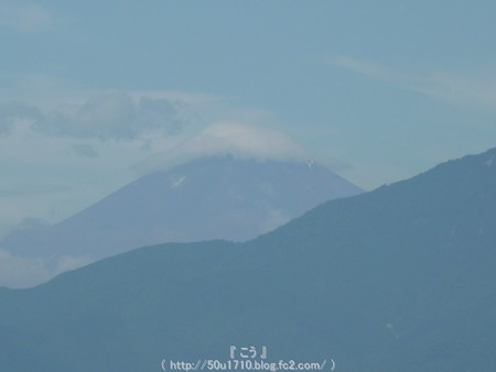 150719-富士山 (4)笠雲付き