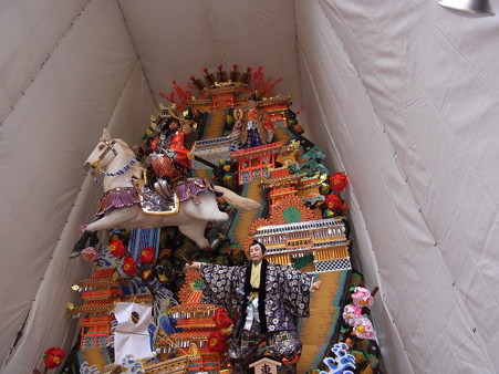 09 博多祇園山笠 飾り山 博多リバレイン 2012年 東北乃雄独眼竜(とうほくのゆうどくがんりゅう)写真画像2