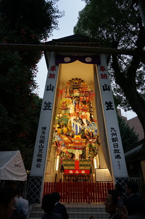 博多祇園山笠 2015年 飾り山笠 番外 櫛田神社 (20)