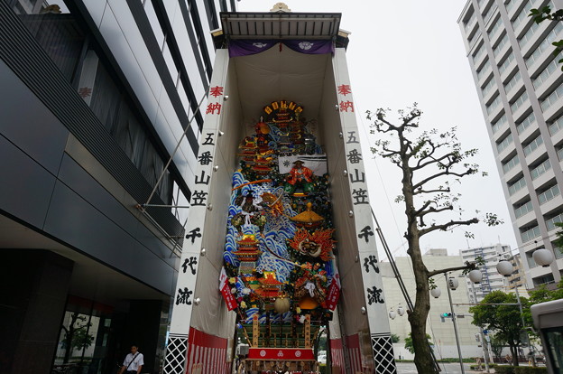 博多祇園山笠 2015年 飾り山笠 五番山笠 千代流 (21)