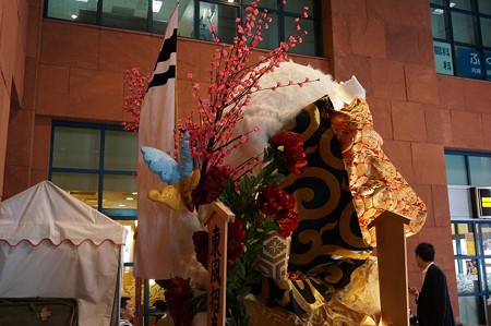 博多祇園山笠 2015年 東流 舁山 東風招春鏡獅子 とうふうはるをまねくかがみじし 人形師 白水英章 (7)