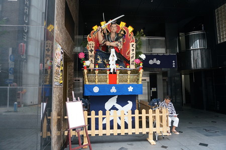 2015年 博多祇園山笠 追い山 舁き山笠 天下一武蔵(てんかいちむさし) (3)
