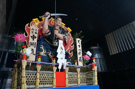 2015年 博多祇園山笠 追い山 舁き山笠 天下一武蔵(てんかいちむさし) (6)