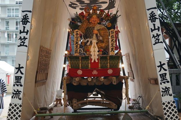 2015年 博多祇園山笠 追い山 舁き山笠 一番山笠 大黒流 降臨大黒天(こうりんだいこくてん) (8)