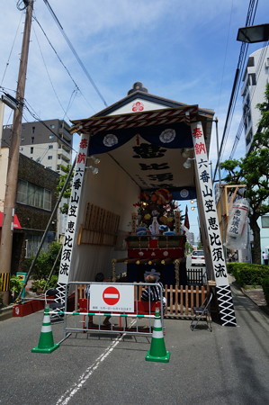 2015年 博多祇園山笠 追い山 舁き山笠 六番山笠 恵比須流 大鵬一擧九萬里(たいほういっきょすきゅうまんり) (2)