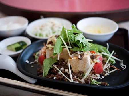 茉莉花 日替わりランチ 坦々豆腐