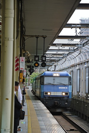 桜木町駅にて