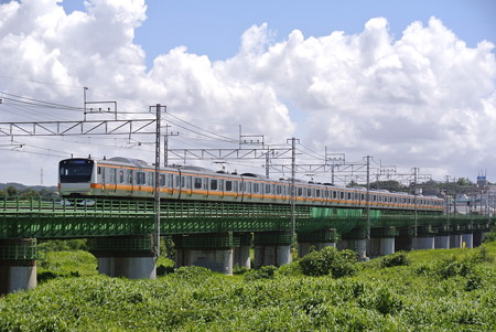 中央本線多摩川橋梁