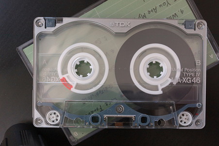 2011.11.14　机　カセットテープ　TDK MA-XG (METAL)
