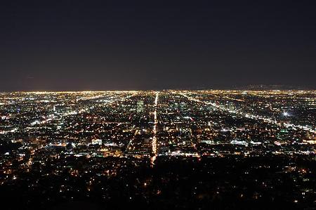 ロサンゼルスの夜景