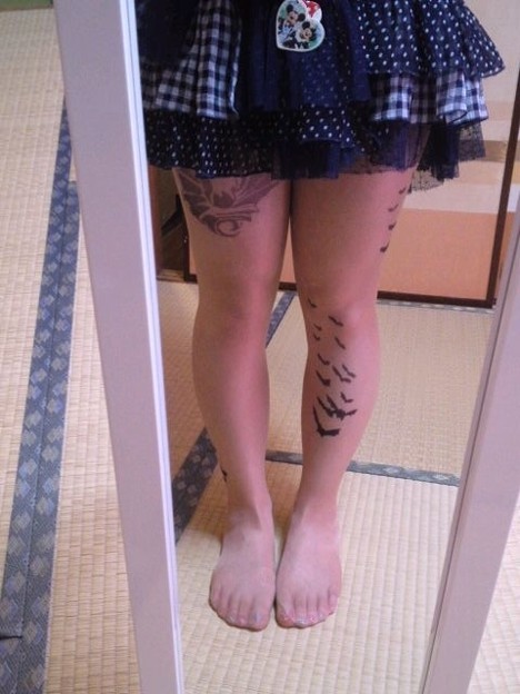 じゃじゃーん タトゥータイツができたヾ W ノ Takaの手首のタトゥー Photo Sharing Photozou