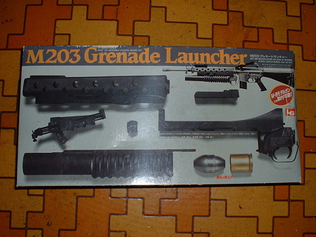 LS「M203 グレネード ランチャー」 (弾が飛ぶタイプ)外箱 Doburoku-TAO