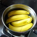 Photos: 150902-1　バナナの50℃洗い